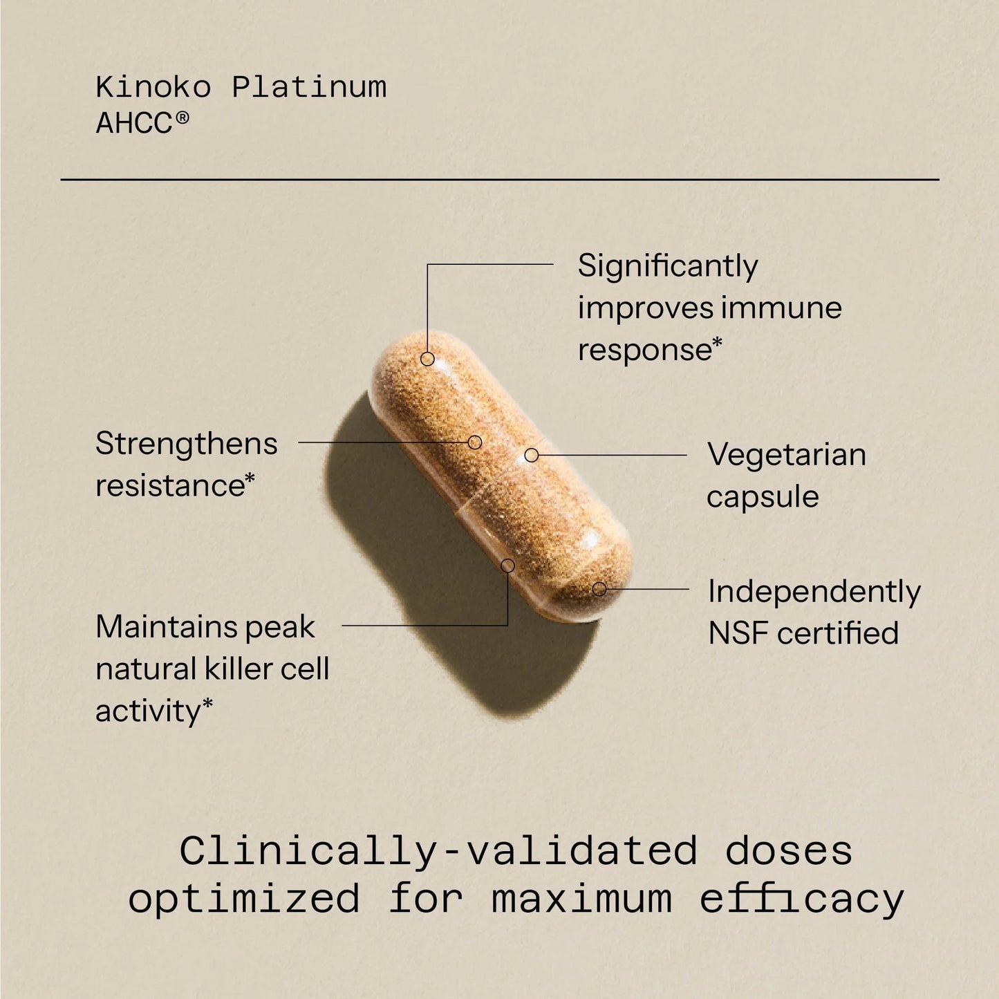 AHCC® - Kinoko® Platinum